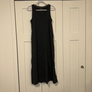 Free Fly Womens Maxi Dress Sleeveless Tank Dress Casual Comfortable Size M